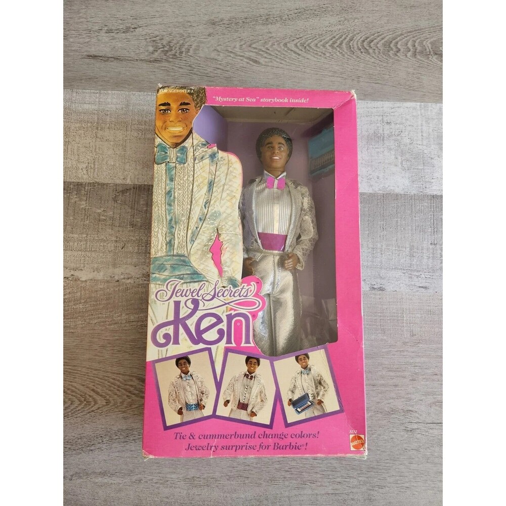 Jewel Secrets African America Ken AA Mattel #3232 Vintage NEW 1986
